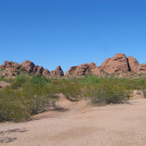 The Pink Sandstone Buttes