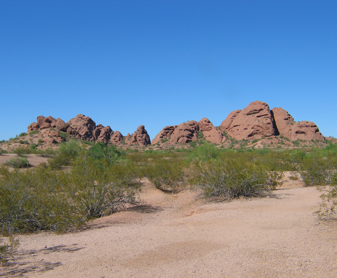 The Pink Sandstone Buttes 